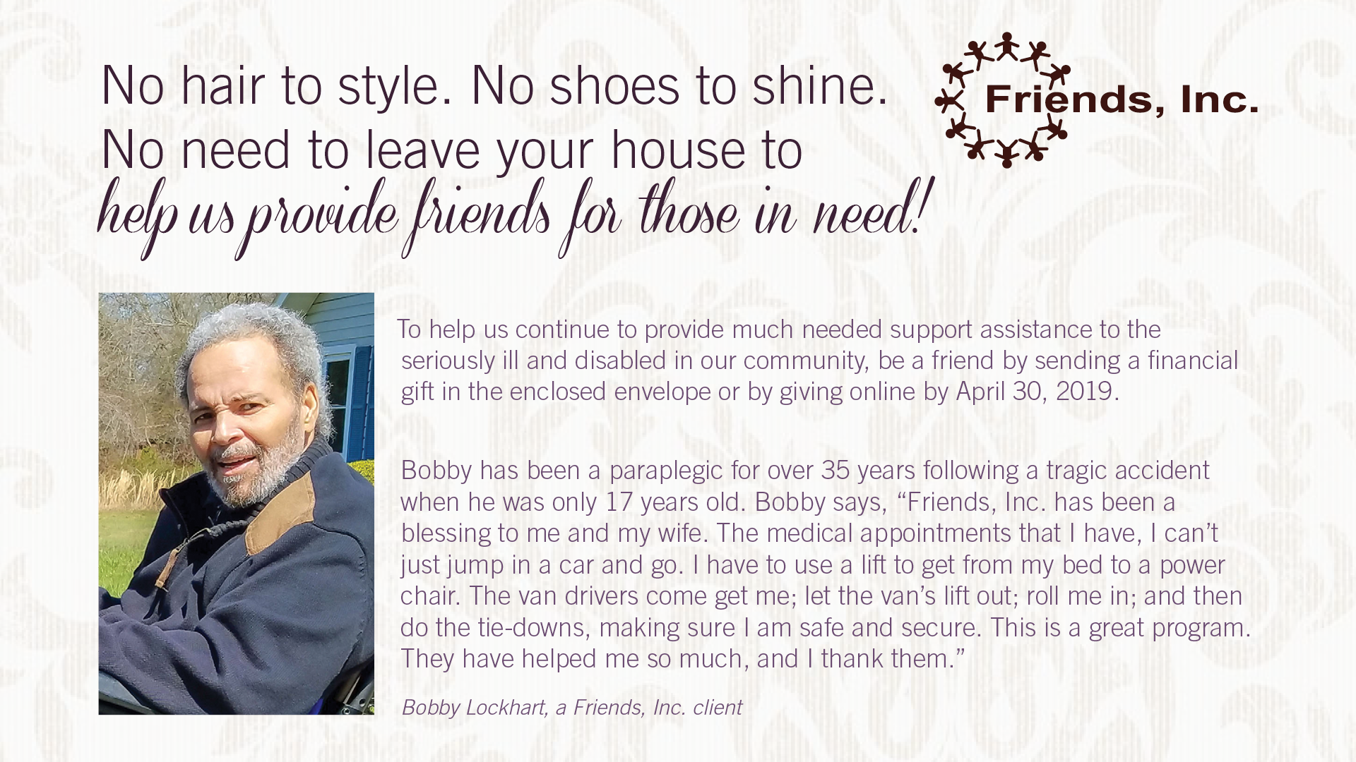 No Show Gala Website back image