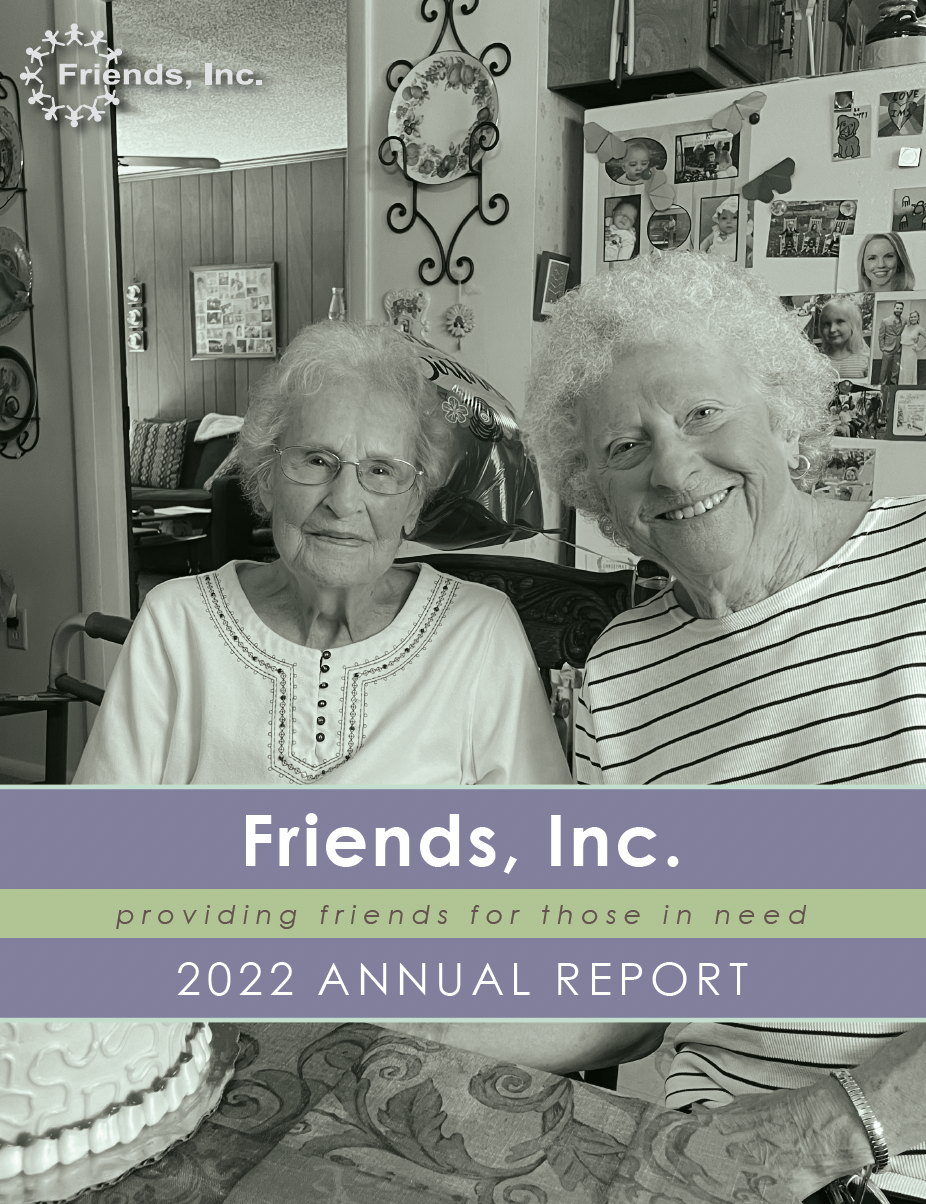 2022 Annual Report Cover with two women smiling