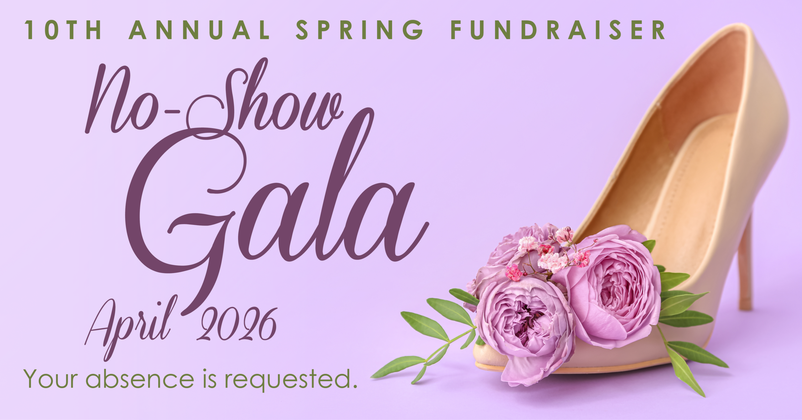 No Show Gala Facebook Event Cover Image